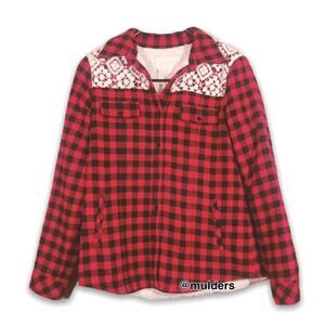 En Creme ASOS Plaid Buffalo Checkered Jacket